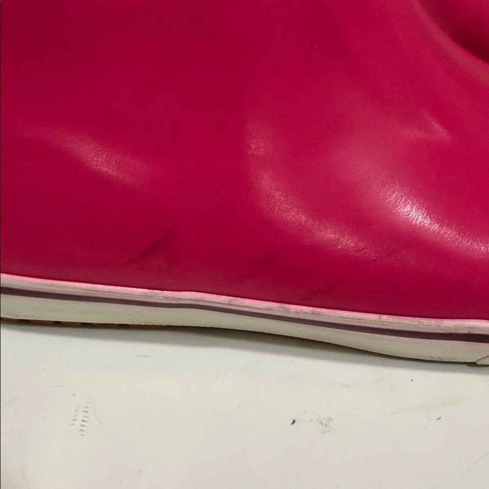 Tretorn Fuchsia Waterproof Fleece Lined Boots (sz US 6 or Euro 37)